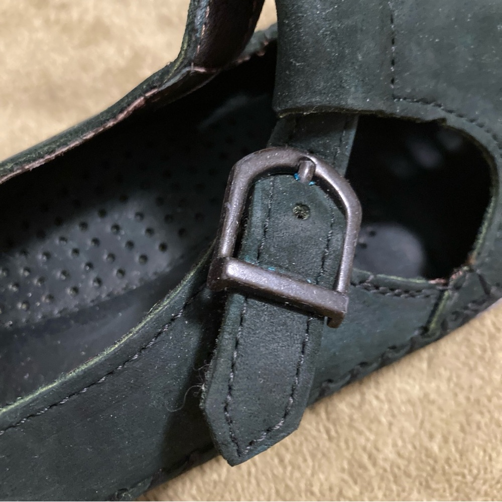 NIB Vintage Dexter Comfort Classic Leather Sandal Shoe Size 8W - Picture 7 of 15